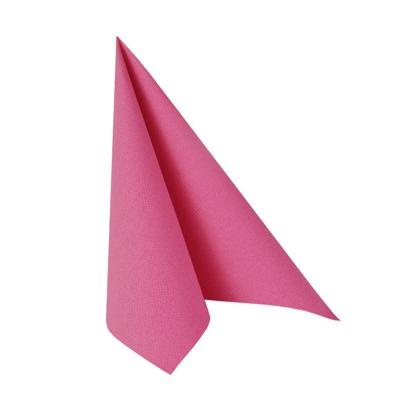 Conpax Luxe servetten - Fuchsia roze - 20x stuks - 33 x 33 cm - 3 laags papier - Tafel dekken