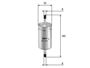 Brandstoffilter VALEO, u.a. für Ford, Volvo, Mazda