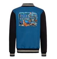 King Kerosin Kahuma College Jacket Smoke Blue -M