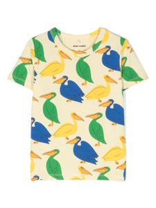 Mini Rodini t-shirt imprimé Pelican - Jaune