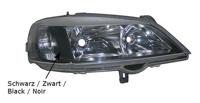 Koplamp rechts met knipperlicht ZWART Rand 3742968