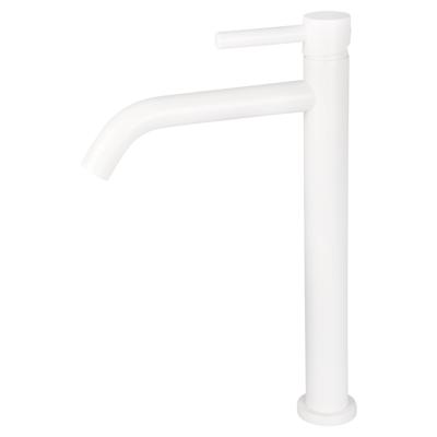 Differnz hoge kraan koud/warm - gebogen - 30.6 x 17.4 cm - mat wit