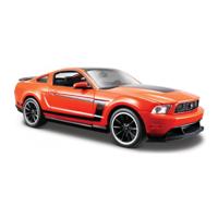 Maisto Modelauto Ford Mustang - Boss 302 2012 - oranje - 20 x 8 x 6 cm - Schaal 1:24