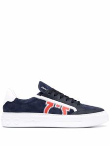 Ferragamo baskets Borg 5 - Bleu