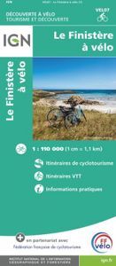 Fietskaart 7 Velo Finistere a Velo - Finistere by Bike - Bretagne | IGN - Institut Géographique National