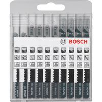 Bosch 10-delige decoupeerzaagbladenset Basic for Wood zaagbladenset