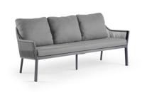 Liv 3-zits lounge dining bank charcoal Tierra Outdoor - Tierra outdoor
