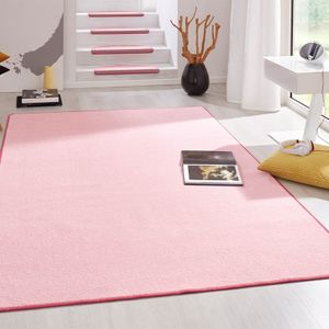 Laagpolig Vloerkleed cy Licht - 100x150cm - Roze Modern Vloerkleed - 123vloerkleed.nl is de online webshop voor vloerkleden en woonaccessoires.