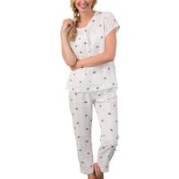 Trofe Vintage Rose Woven Pyjama - thumbnail