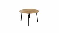 Tafel 9311 rond - 120 cm. - Alu - Toscaans noten - Beuken donker - thumbnail