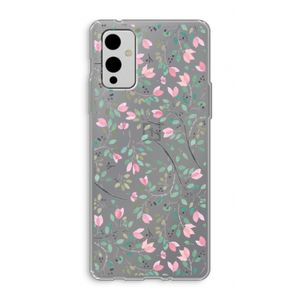 Sierlijke bloemen: OnePlus 9 Transparant Hoesje
