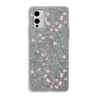 Sierlijke bloemen: OnePlus 9 Transparant Hoesje