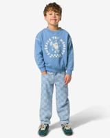 HEMA Kinderjeans straight fit blokken lichtblauw (lichtblauw)