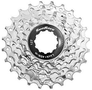 Sunrace cassette 7v 12-24t nikkel