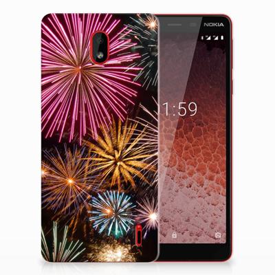 Nokia 1 Plus | Sillicone Back Cover | Vuurwerk