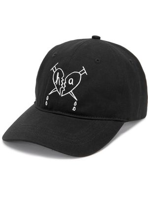 Haculla casquette à motif cœur - BLACK