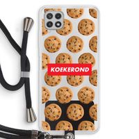 Koekerond: Samsung Galaxy A22 4G Transparant Hoesje met koord