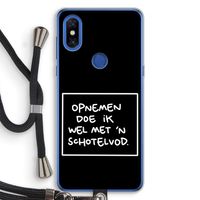 Schotelvod: Xiaomi Mi Mix 3 Transparant Hoesje met koord