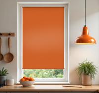 Oranje citrus monochroom rolgordijn