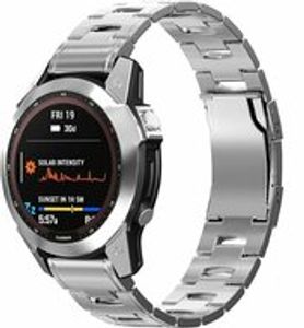 Titanium schakelband - Zilver - Garmin Epix Gen 2 (47mm) / MARQ / Quatix 7 / 6 / 5