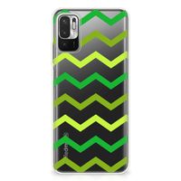 Xiaomi Redmi Note 10/10T 5G | Poco M3 Pro TPU bumper Zigzag Groen