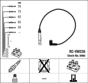 Bougiekabelset RCVW235