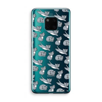 Poezen: Huawei Mate 20 Pro Transparant Hoesje