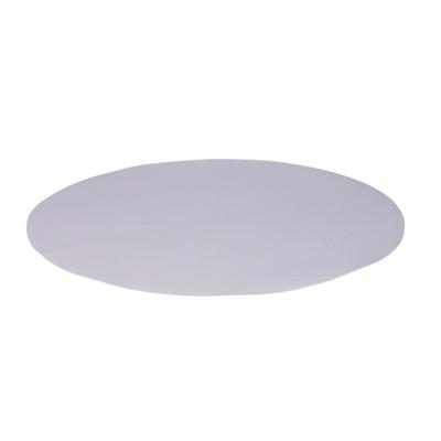 Wicotex Placemats Uni - grijs - rond 38 cm - anti slip laag - Teflon coating toplaag