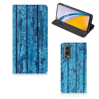 OnePlus Nord 2 5G Book | Wallet Case | Wood Blue