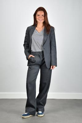 Nine In The Morning blazer Agnese 9SS26-ANS01 navy