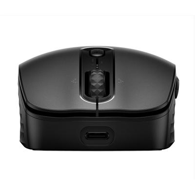 HP690 Qi-Charging Wireless Mouse EURO Muis Zwart