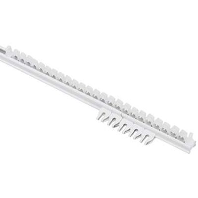 Complete set Plus uitschuifrail 160-300cm - wit - Leen Bakker