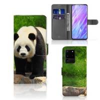 Samsung Galaxy S20 Ultra Telefoonhoesje met Pasjes Panda