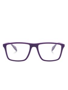 Emporio Armani lunettes de vue carrées à plaque logo - Violet