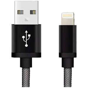 REEKIN Apple iPad/iPhone/iPod Aansluitkabel [1x USB-A 2.0 stekker - 1x Apple dock-stekker Lightning] 1.00 m Zwart
