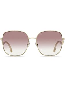 Jimmy Choo Eyewear Mamie oversize-frame sunglasses - Or