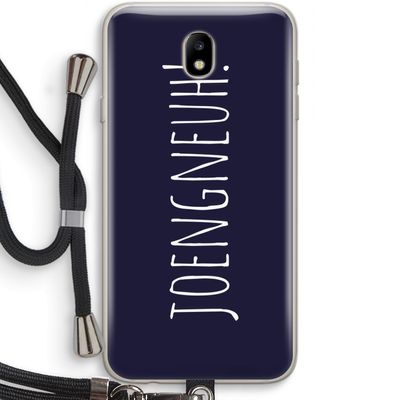 Joengneuh!: Samsung Galaxy J7 (2017) Transparant Hoesje met koord