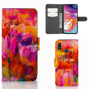 Hoesje Samsung Galaxy A70 Tulips