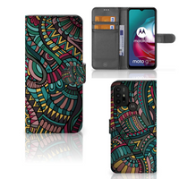 Motorola Moto G10 | G20 | G30 Telefoon Hoesje Aztec - thumbnail