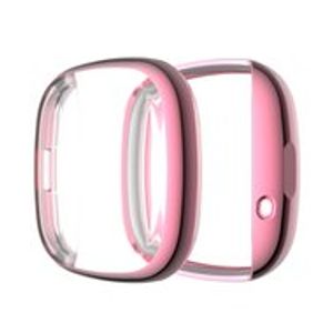 Fitbit Versa 3 / Sense Soft TPU case (volledig beschermd) - Roze