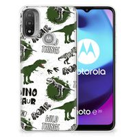 TPU Hoesje voor Motorola Moto E20 | E40 Dinosaurus - thumbnail