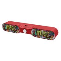 Nieuwe Rixing NR4017 draagbare 10W stereo surround SoundBar Bluetooth Speaker met microfoon (muziek melodie)