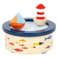 Small Foot - houten muziekdoos ocean