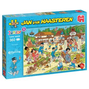 Jan van Haasteren Junior 9: Max & Moritz - 360 stukjes - Kinderpuzzel - voor kinderen vanaf 7 jaar