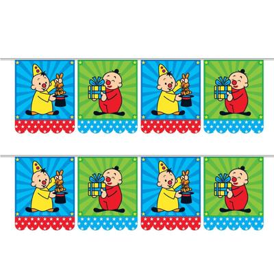 Bumba thema verjaardag vlaggenlijn - Set van 2x stuks - 6 meter - Feestartikelen - vlaggetjes - Kind