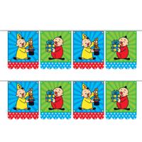 Bumba thema verjaardag vlaggenlijn - Set van 2x stuks - 6 meter - Feestartikelen - vlaggetjes - Kind