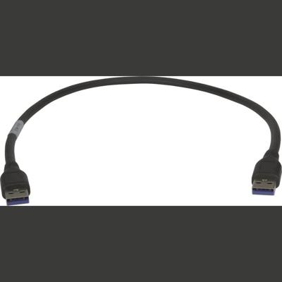 Harting USB-kabel USB-A stekker 0.50 m Zwart 09451452930