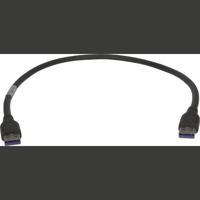 Harting USB-kabel USB-A stekker 0.50 m Zwart 09451452930