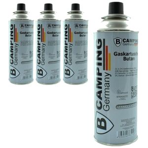 Voordeelset van 4x stuks benson fles camping Butaangas/gasvulling van 227 gram