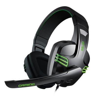Salar KX101 3 5 mm bedrade oortelefoon gaming headset PC Gamer stereo hoofdtelefoon met microfoon voor computer (zwart)
